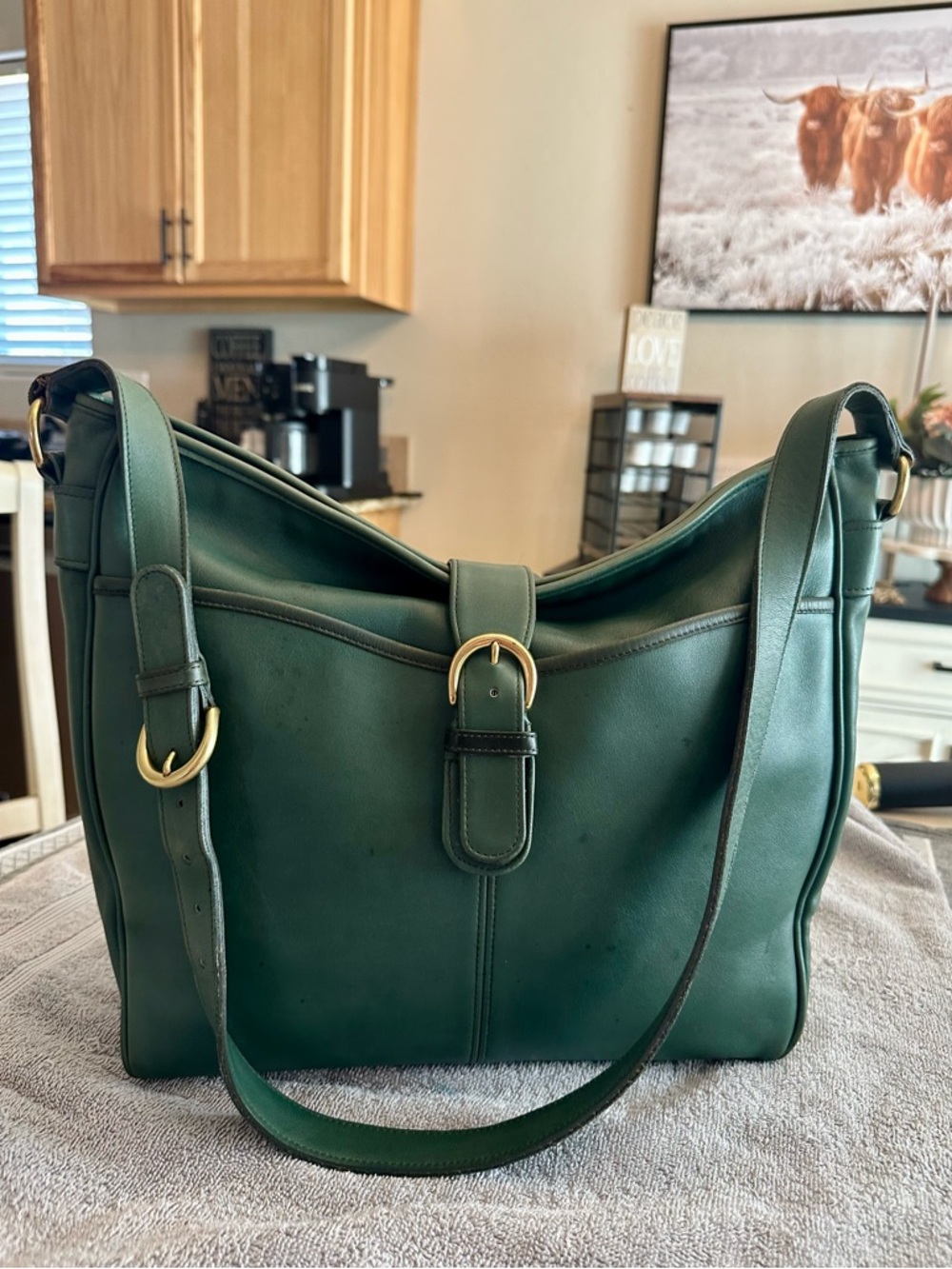 Coach vintage Studio bag in IVY! Rare bag